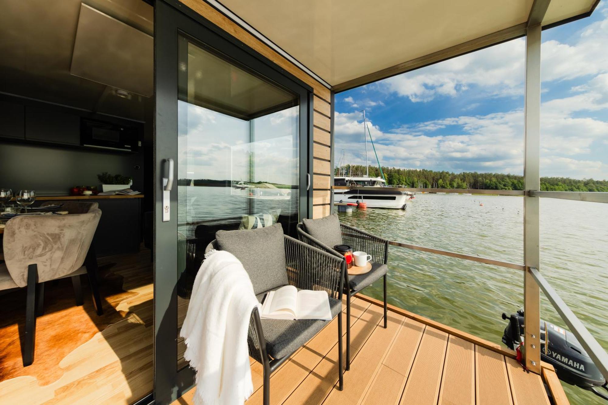 Domek Na Wodzie - Houseboat -Sauna, Taras Na Dachu, Dwie Sypialnie Миколайки Экстерьер фото