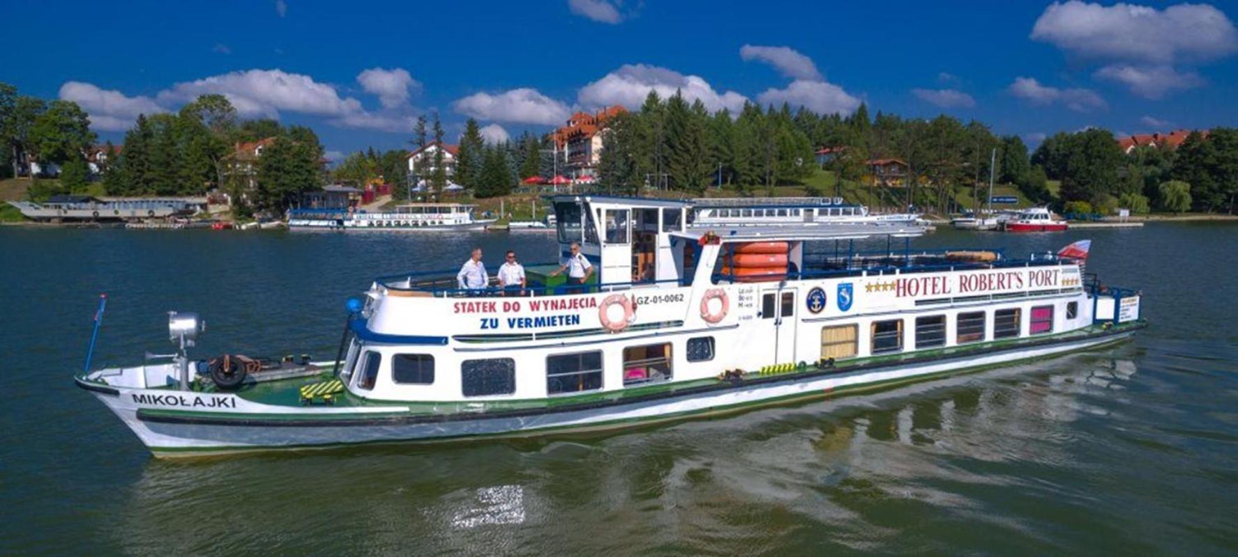 Domek Na Wodzie - Houseboat -Sauna, Taras Na Dachu, Dwie Sypialnie Миколайки Экстерьер фото