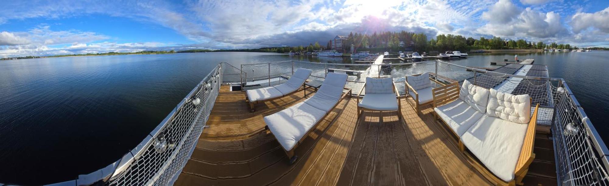 Domek Na Wodzie - Houseboat -Sauna, Taras Na Dachu, Dwie Sypialnie Миколайки Экстерьер фото